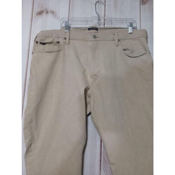 Polo‎ Ralph Lauren Jeans Men's 40 30 Beige Straight Leg - Picture 3 of 8